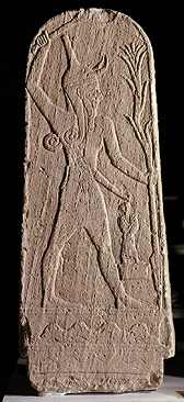 Stele Showing the Storm-God Baal Small