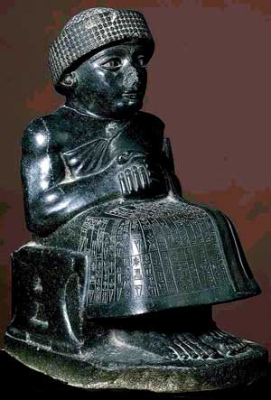 Seated Statue of Gudea, Prince of Lagash Small