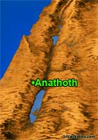 Map of Ancient Anathoth