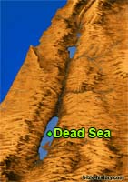 Map of Ancient Israel - Dead Sea