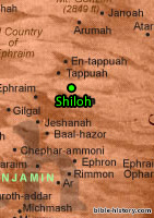 Map of Ancient Shiloh