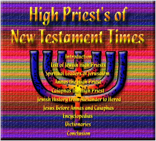 High Priests of New Testament Times