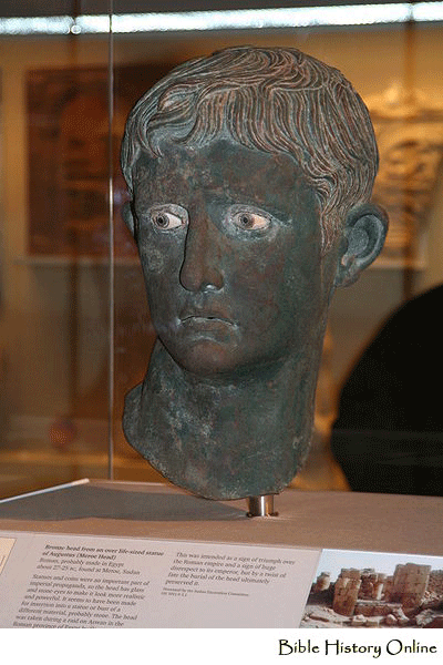 Bronze Head of Augustus