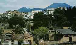 Photo of Herculaneum and Mount Vesuvius