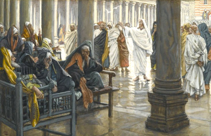 Painting of The Scribes and Pharisees