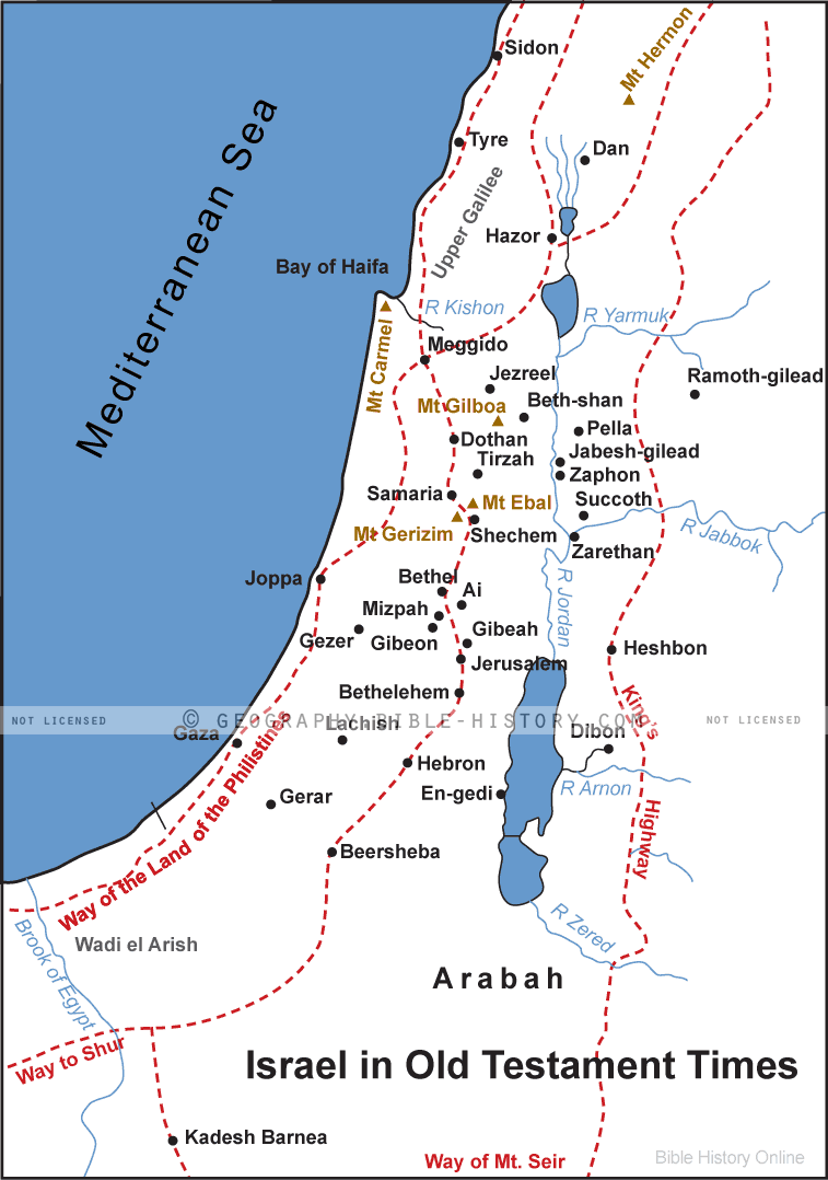 Israel in Old Testament Times in the Bible